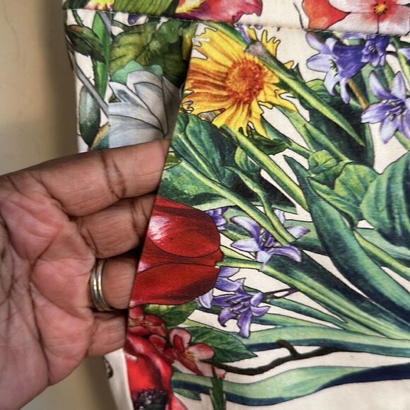 CAMBIO FLORENCE FLORAL PRINT PANT 8 - Picture 5 of 9
